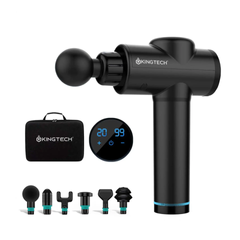 Máy massage cầm tay KINGTECH KH-720 Pro - Thiết bị massage 20 cấp độ, 6 đầu massage, thư giãn, phục hồi cơ bắp, dễ sử dụng