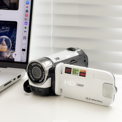 Máy Quay Chụp Kỹ Thuật Số VHS 16MP Vintage - Digital Handy Camera HD, Ống Kính Góc Rộng, Phong Cách Y2K, Quay Phim Chất Lượng Cao