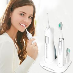 Máy Tăm Nước Siêu Âm RIO DCIT Kèm Bàn Chải Điện - Công Nghệ Làm Sạch Nhanh Chóng, Tăng Cường Sức Khỏe Nướu