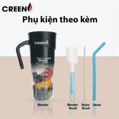 Máy Xay Sinh Tố Cầm Tay Creen CR-150 - Dung Tích 470ml, Công Suất 150W, Thiết Kế Không Dây, Chống Nước IPX7, Lý Tưởng Cho Sinh Tố Mỗi Ngày