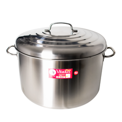 Nồi Hầm Inox 3 Đáy Zebra Vitalux - Dung Tích Lớn, Đa Năng, Chất Liệu Cao Cấp, Sử Dụng Trên Tất Cả Các Loại Bếp