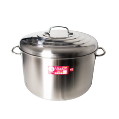 Nồi Hầm Inox 3 Đáy Zebra Vitalux - Dung Tích Lớn, Đa Năng, Chất Liệu Cao Cấp, Sử Dụng Trên Tất Cả Các Loại Bếp