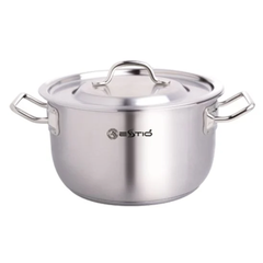 Nồi Inox Zebra Estio Pro 3 Đáy 16cm/20cm/22cm/26cm - Bếp Từ An Toàn, Chất Liệu Inox 304 Cao Cấp, Nấu Nhanh Ngon