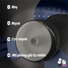 Quạt Sạc Tích Điện Mini Umoo 10000mAh UM-13170 - Quạt Cầm Tay Đa Năng, Thiết Kế Gọn Nhẹ với 4 Chế Độ Gió Linh Hoạt
