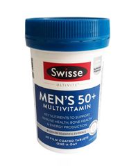 Vitamin Tổng Hợp Swisse Men’s Ultivite 50+ - Hỗ Trợ Sức Khỏe Nam Giới Trên 50 Tuổi - 41 Vitamin & Khoáng Chất Cao Cấp
