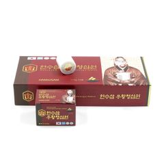 An Cung Ngưu Hoàng Hansusam Hàn Quốc - Hỗ Trợ Tim Mạch, Tăng Đề Kháng & Giảm Mệt Mỏi - Hộp 5 Viên Dược Thảo Quý