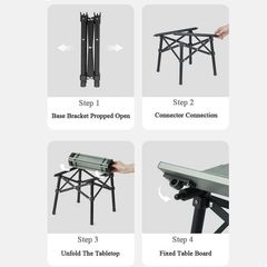 Bàn Dã Ngoại Gấp Gọn Siêu Nhẹ Naturehike CNH22JU050 - Hợp Kim Nhôm, Chịu Tải 50kg, Thoải Mái Cắm Trại, Leo Núi