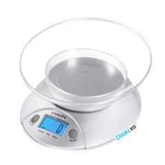 Cân Nhà Bếp Điện Tử Etekcity EK3551 - Cân Tiểu Ly Chính Xác, Màn Hình LCD Rõ Ràng, Thiết Kế Nhỏ Gọn và Dễ Dàng Sử Dụng