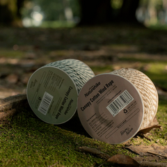 Dây buộc cọc lều Cotton Naturehike NH20PJ122 - Dây cố định lều bền chắc cho cắm trại, Dụng cụ du lịch ngoài trời, 30m, màu Xám Xanh/Nâu