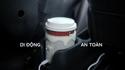 Dụng cụ hâm sữa du lịch Beborn TBW01WG - Thiết kế tiện lợi với 5 mức nhiệt, lý tưởng cho mẹ khi chăm sóc bé mọi lúc mọi nơi.