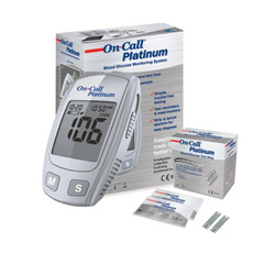 Máy đo đường huyết Acon On-Call Platinum - Thiết bị y tế chính xác, dễ sử dụng, kết quả nhanh chỉ sau 5 giây, phù hợp cho kiểm soát sức khỏe tại nhà