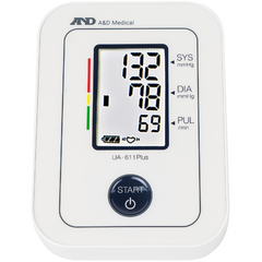 Máy Đo Huyết Áp Bắp Tay Tự Động AND UA-611 Plus - Màn Hình Lớn, Bộ Nhớ 60 Kết Quả, Cảnh Báo Rối Loạn Nhịp Tim, Độ Chính Xác Cao