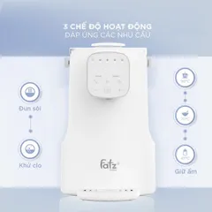 Máy Đun Nước Pha Sữa Fatzbaby Smart 5 Plus FB3823HB - Dung Tích 2L, Công Suất 1000W, Chế Độ Khóa Trẻ Em và Tự Ngắt An Toàn