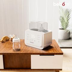 Máy Hâm Sữa Tiệt Trùng Beborn Duppio 1 DBW01TN - Hâm Sữa, Hâm Nóng Thức Ăn, Tiệt Trùng 2 Bình Tiện Lợi Cho Bé