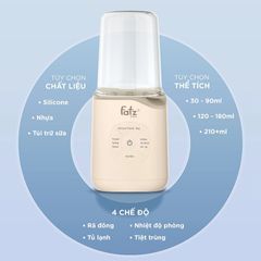 Máy Hâm Sữa và Tiệt Trùng Điện Tử Fatzbaby Mono 11 FB3009TN - Tiện Ích 4 Chức Năng Cho Bé, Hâm Nóng Chất Liệu An Toàn