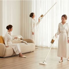 Máy Hút Bụi Tích Hợp Lau Nhà Bear XCQ-E06F1 - Bình Chứa Nước, Công Suất 600W, Linh Hoạt, Tiết Kiệm Thời Gian Dọn Dẹp