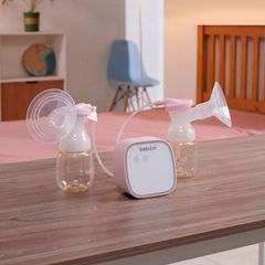 Máy Hút Sữa Điện Đôi Beborn BP02#ED, 3 Chế Độ Hoạt Động, Dung Lượng Pin 2500mAh, Phễu Silicon & Polypropylen, Thiết Kế Thông Minh