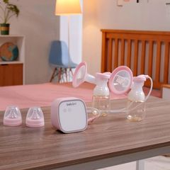 Máy Hút Sữa Điện Đôi Beborn BP02#ED, 3 Chế Độ Hoạt Động, Dung Lượng Pin 2500mAh, Phễu Silicon & Polypropylen, Thiết Kế Thông Minh