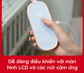 Máy Hút Sữa Điện Đôi Rảnh Tay Fatzbaby TwinFree 3 FB1309SD - Màn Hình LCD, Pin 1500mAh, Chức Năng Ghi Nhớ Lực Hút, Thoải Mái Cho Mẹ