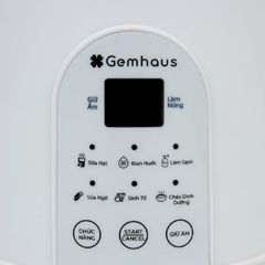 Máy làm sữa hạt Gemhaus GH110 Pro 1000ml - 8 chế độ xay nhuyễn, cối thủy tinh, dễ sử dụng - Sữa hạt thơm ngon cho gia đình