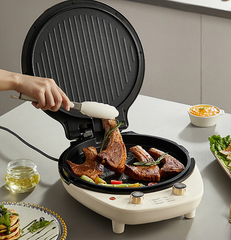 Máy Nướng Bánh Mì Đa Năng Bear DBC-E15T1 - Thiết Kế Sang Trọng, Tiết Kiệm Thời Gian và Dễ Dàng Vệ Sinh, Phù Hợp Cho Gia Đình 1-6 Người