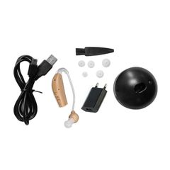 Máy trợ thính không dây EN-F2 - Thiết kế nhẹ, 6 nút tai silicon, pin sạc lâu dài, công nghệ khuếch đại âm thanh vượt trội