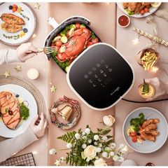 Nồi Chiên Không Dầu 5L Bear QZG-D15W1 - Công Suất 1500W, Nướng Đồ Ăn Ngon Lành, Đa Dạng Chế Độ Nấu, Dễ Dàng Sử Dụng