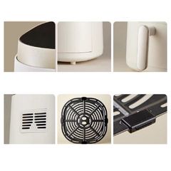 Nồi Chiên Không Dầu 5L Bear QZG-D15W1 - Công Suất 1500W, Nướng Đồ Ăn Ngon Lành, Đa Dạng Chế Độ Nấu, Dễ Dàng Sử Dụng