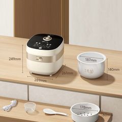 Nồi Cơm Điện Áp Suất Đa Năng Bear DFB-D40N1 4L - Nấu Cơm Ngon Hơn Với Công Nghệ Hiện Đại, Tiện Ích Hẹn Giờ Thông Minh