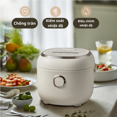 Nồi Cơm Điện Đa Năng Bear DFB-P30N5 3L - Nấu Cơm, Cháo, Súp, Hẹn Giờ, Bảng Điều Khiển Điện Tử, Tiện Lợi Cho Gia Đình
