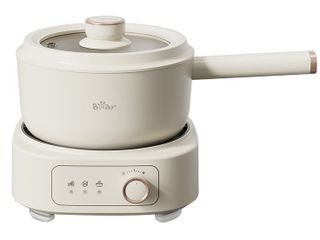 Nồi Lẩu Điện Đa Năng Bear SB-NL25L 1000W - Thiết Kế Tách Rời, Dễ Vệ Sinh, Nấu Lẩu, Hấp, Chiên, Rán, Xào Thực Phẩm Nhanh Chóng