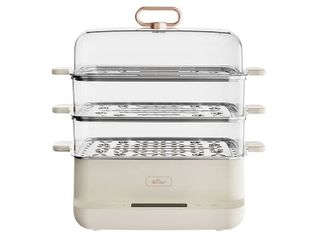 Nồi Hấp 3 Tầng Đa Năng Bear SB-NH12L 12L - Chế Độ Hấp Hải Sản, Thịt, Bánh Bao, Giữ Nhiệt Tự Động, Dễ Dàng Sử Dụng