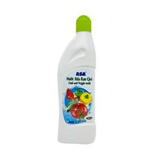 Nước Rửa Rau Quả ASA Fruit And Veggie Wash 600ml - Tẩy Sạch Bacteria và Hóa Chất Từ Thiên Nhiên, Giữ Tươi Nguyên Hương Vị Rau Củ Quả