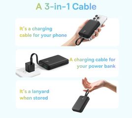 Pin Sạc Dự Phòng Không Dây Baseus Magnetic Mini 10000mAh 20W - Sạc Nhanh, Gọn Nhẹ, Tiện Dụng Cho Điện Thoại Di Động