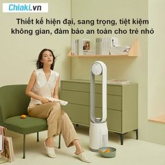 Quạt Không Cánh Tạo Ion Xiaomi Keheal A4 - Quạt Đứng Tiết Kiệm Năng Lượng, Lọc Không Khí, Thiết Kế Sang Trọng cho Gia Đình
