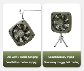 Quạt Mini Cắm Trại Naturehike CNK2300DQ018 - Thiết Kế Nhỏ Gọn, 3 Chế Độ Gió, Dễ Dàng Sử Dụng Cho Đi Phượt, Dã Ngoại