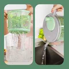 Rổ Quay Rau Elmich EL8421 Dung Tích 5.7L - Dụng Cụ Tiện Lợi Vắt Nước Rau, An Toàn và Dễ Dàng Sử Dụng cho Nhà Bếp