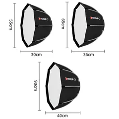 Softbox Bát Giác Tản Ánh Sáng Triopo K2 Ngàm Bowen - Phụ Kiện Chụp Ảnh Chuyên Nghiệp, Đèn Studio, Quay Phim