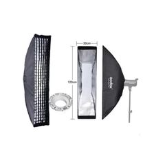 Softbox lồng tản ánh sáng chữ nhật Godox 30x120cm - Thiết bị chiếu sáng chất lượng cho Studio và chụp ngoại cảnh