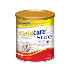 Sữa Bột Wincofood Goldcare Sure 850g - Hỗ Trợ Bổ Sung Dinh Dưỡng Cho Người Trên 30 Tuổi, Giúp Phục Hồi Sức Khỏe, Hương Vani Thơm Ngon