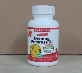 Tinh dầu hoa anh thảo David Health Evening Primrose Oil - Hỗ trợ cân bằng nội tiết tố nữ, làm đẹp da và tăng cường sinh sản - Hộp 30 viên