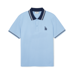 Áo Polo MLB Basic Collar Unisex Thiết Kế Đơn Giản Màu Xanh Dương - Thời Trang Thể Thao Năng Động Cho Mọi Người