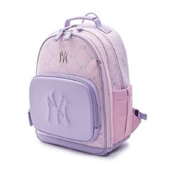 Balo trẻ em MLB Cute Bear Diamond Monogram - New York Yankees - Balo thời trang cho bé, chất liệu cotton, nhiều ngăn tiện lợi