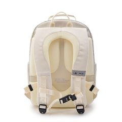Balo Trẻ Em MLB Diamond Monogram Cute Bear NY Yankees 7ABKMD34N-50IVS Màu Ivory - Balo Chất Liệu Bền, Thiết Kế Đáng Yêu