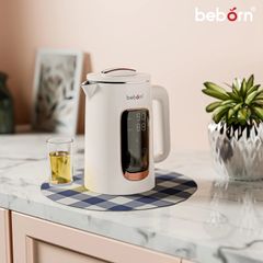 Bình Đun Nước Siêu Tốc Beborn Presto 3 - Giữ Nhiệt Pha Sữa Đa Năng 1.5L, Công Suất 1800W, Thiết Kế Thông Minh, Tiện Lợi Cho Gia Đình