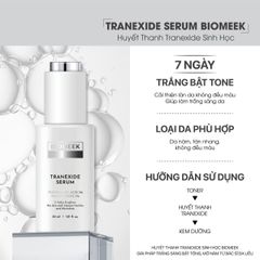 Serum Dưỡng Sáng Đều Màu Da Biomeek Tranexide 30ml - Huyết Thanh Trắng Da, Chống Nám, Cải Thiện Sắc Tố, Phù Hợp Với Mọi Loại Da