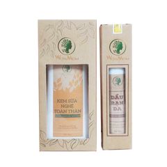 Bộ Dầu Chống Rạn và Kem Sữa Nghệ Toàn Thân Wonmom - Giải Pháp Chăm Sóc Da Cho Mẹ Bầu và Sau Sinh, Nguyên Liệu Tự Nhiên, 150g + 70g