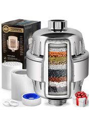 Bộ lọc nước vòi hoa sen Mifan 20 bước - Khử mùi, làm mềm nước, bổ sung khoáng chất an toàn cho sức khỏe gia đình