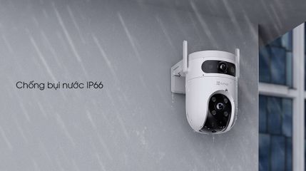 Camera Wifi 2 mắt Ezviz H9C 3K 5MP - Quay Xoay 360 Độ, Tầm Nhìn Ban Đêm Rõ Nét, Chống Nước IP66 cho Ngoài Trời