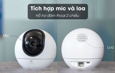 Camera Wifi Ezviz H6 3K 5MP - Nhận diện AI, Đàm thoại 2 chiều - Giám sát thông minh cho Ngôi nhà bạn